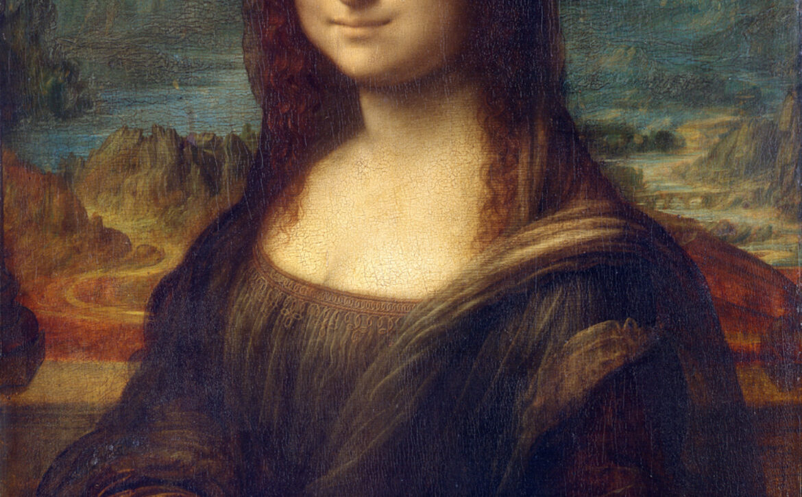 Portrait of Mona Lisa painted by Leonardo da Vinci
