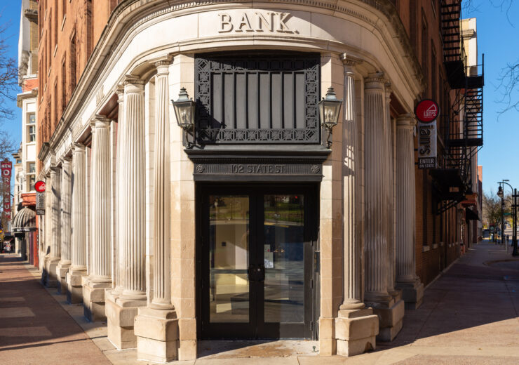Old bank building.