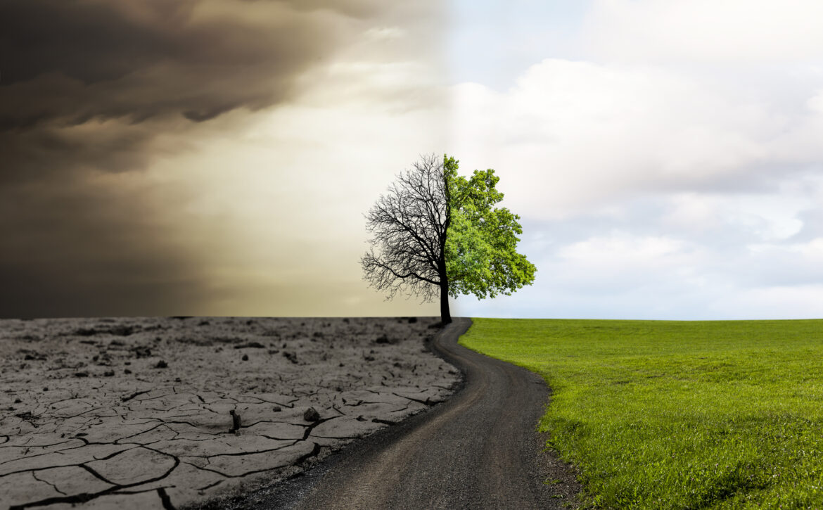 Change from dry climate to fertile climate