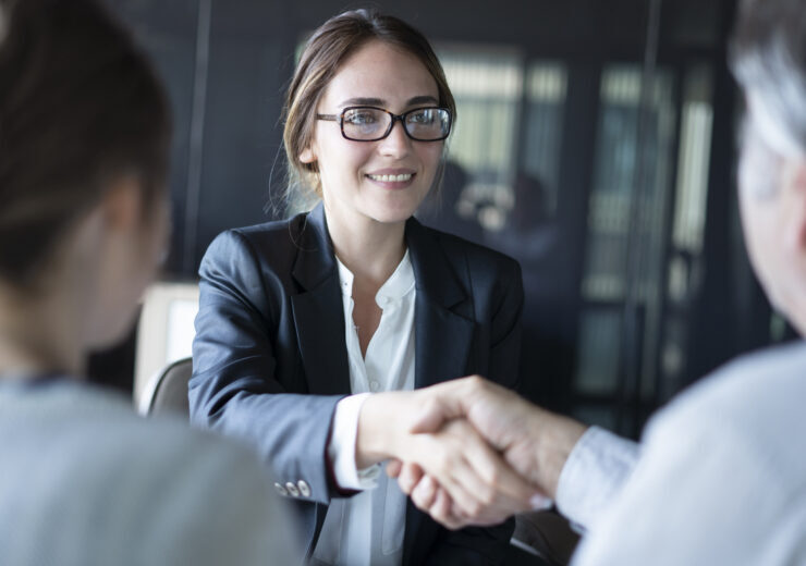 Business people discussion advisor concept